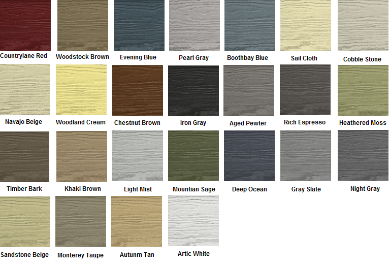 Hardie plank colors, Hardie plank, Hardie